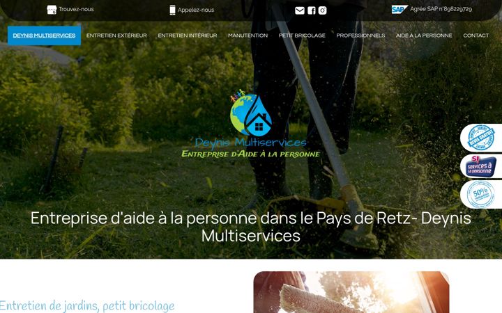 Screenshot of deynis-multiservices.fr