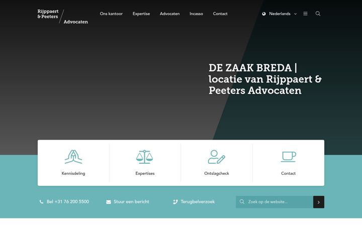 Screenshot of dezaakbreda.nl