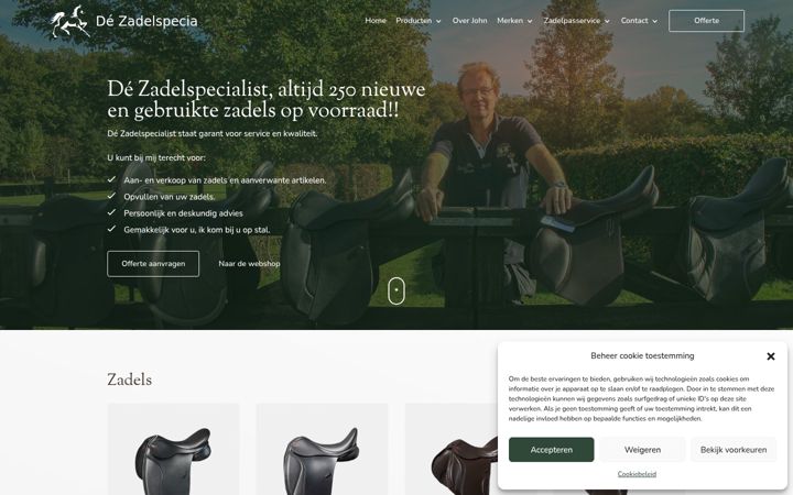 Képernyőkép: dezadelspecialist.nl