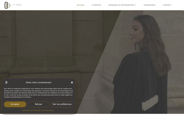 Screenshot of dezalay-avocat.fr