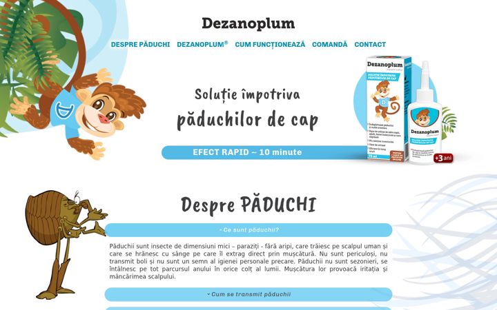 Capture d'écran de dezanoplum.ro