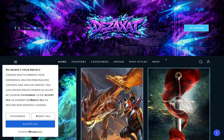 Screenshot stránky dezaxat.ro