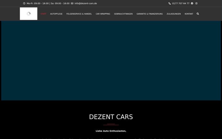 Screenshot of dezent-cars.de