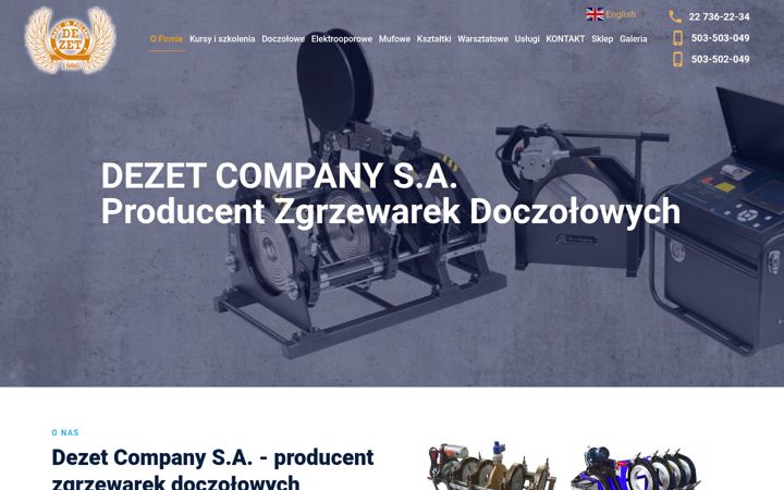 Screenshot of dezet.eu