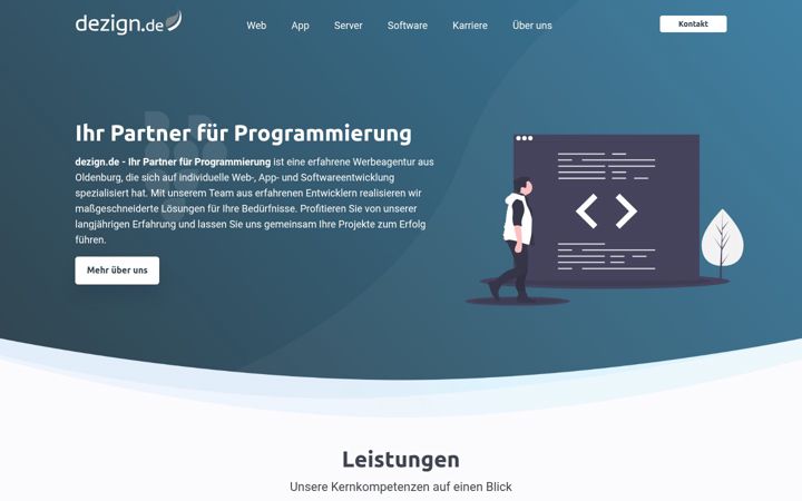 Screenshot of dezign.de