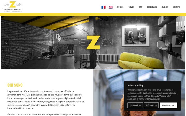 Screenshot of dezignarchitettura.it