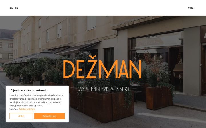 Screenshot ta' dezman.hr