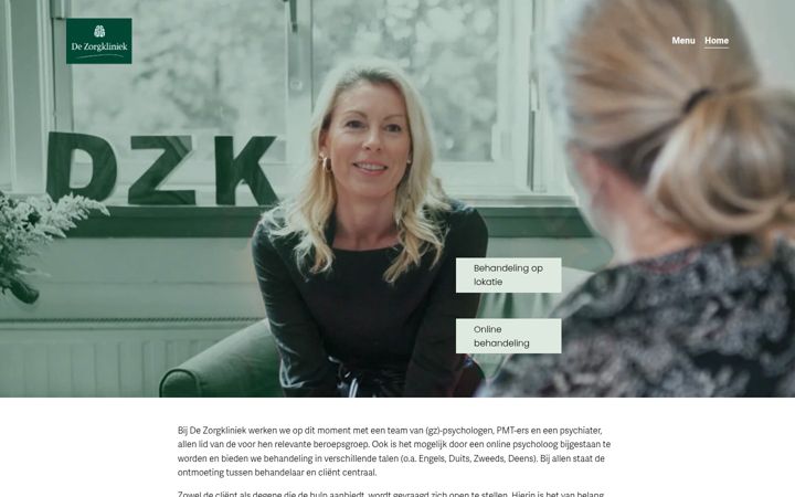 Képernyőkép: dezorgkliniek.nl