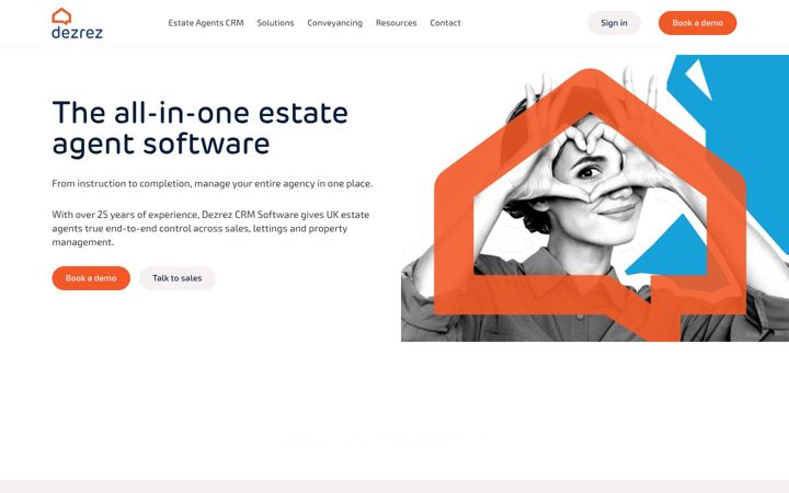 Screenshot of dezrez.com