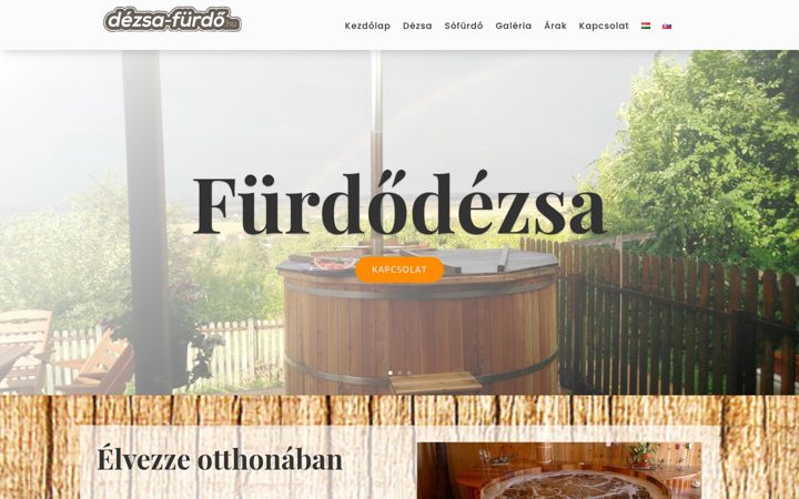 Screenshot of dezsa-furdo.hu