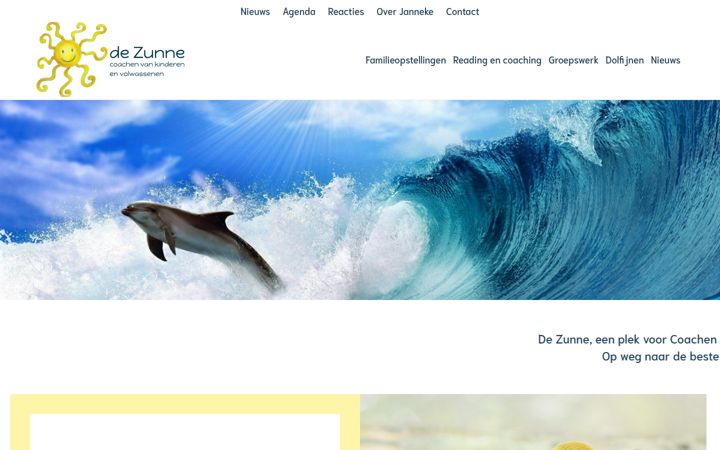 Screenshot of dezunne.nl