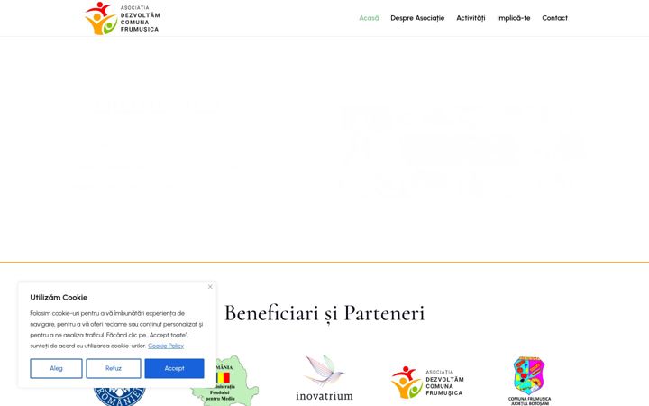 Screenshot of dezvoltamfrumusica.ro