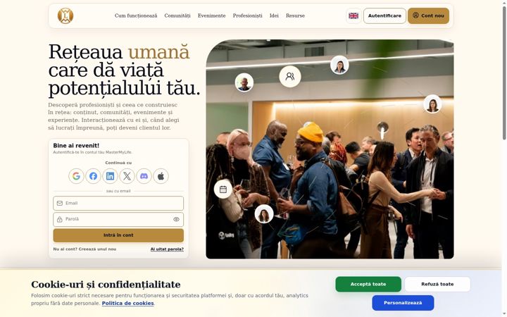 Screenshot of dezvoltarepersonala.ro