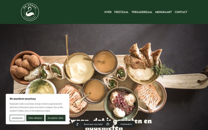 Screenshot of dezwaankemzeke.be