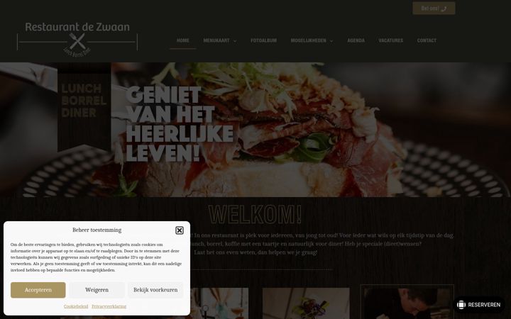 Screenshot of dezwaanwinterswijk.nl