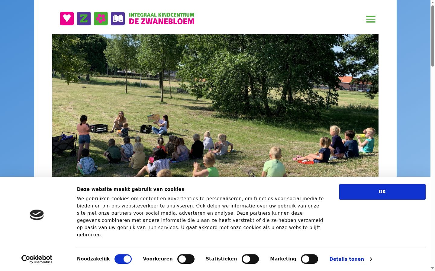 Ekrānuzņēmums ar piekrišanas baneri, kas tika rādīts pirms jebkādas mijiedarbības