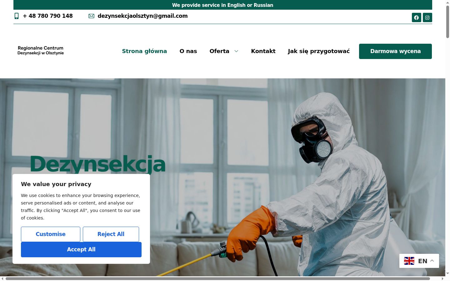 Screenshot tal-banner tal-kunsens muri qabel kwalunkwe interazzjoni