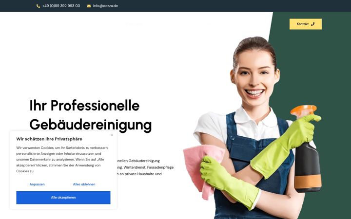 Screenshot of dezza.de