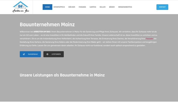 Screenshot of df-bauarbeiten.de