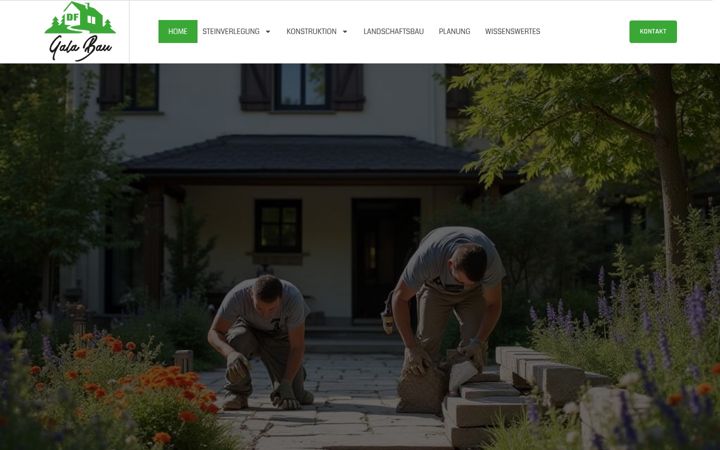 Screenshot of df-galabau.de