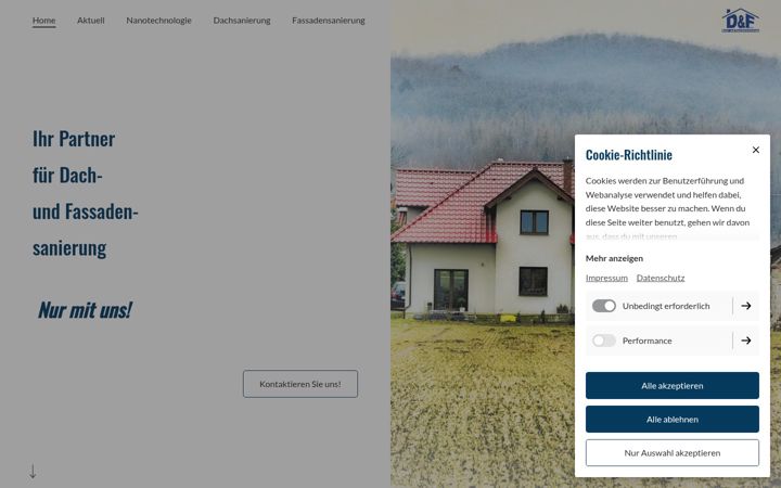 Screenshot of df-mv.de