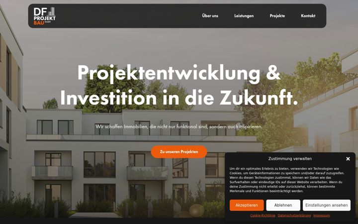 Screenshot of df-projektbau.de