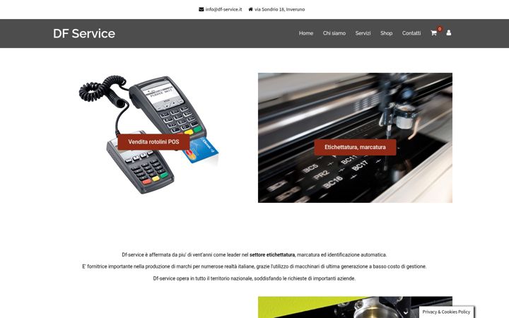 Screenshot von df-service.it