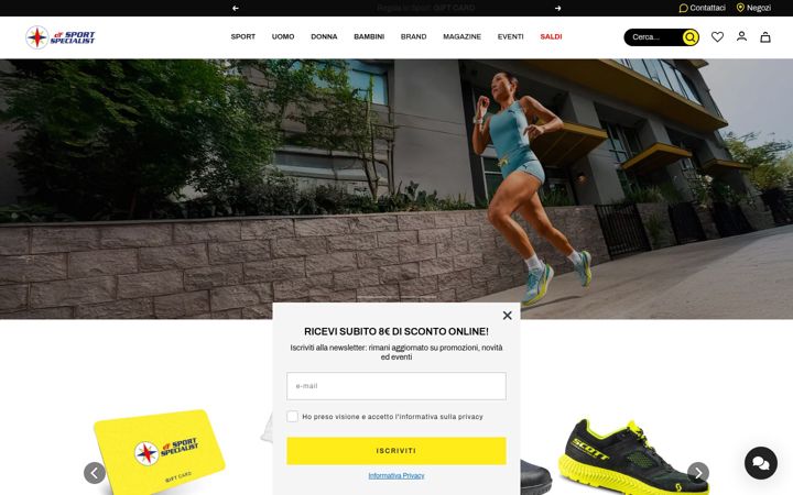 Screenshot of df-sportspecialist.it