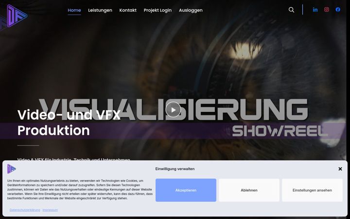 Screenshot of df-videoproduktion.de