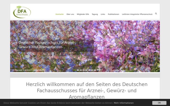 Screenshot of dfa-aga.de