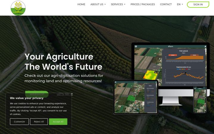 Screenshot of dfarm.eu