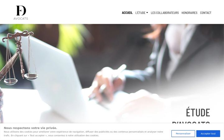 Screenshot of dfavocats.ch