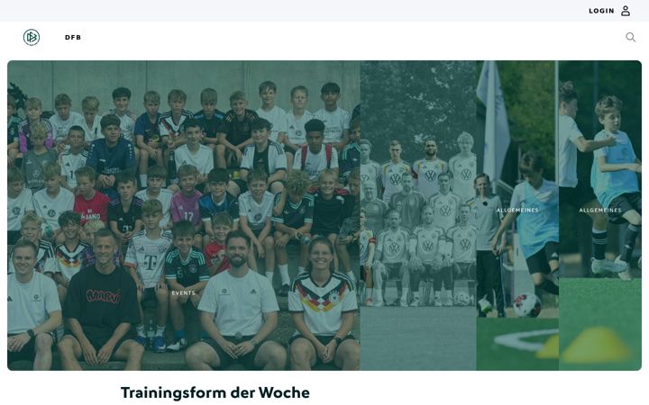 Screenshot of dfb-talente.de