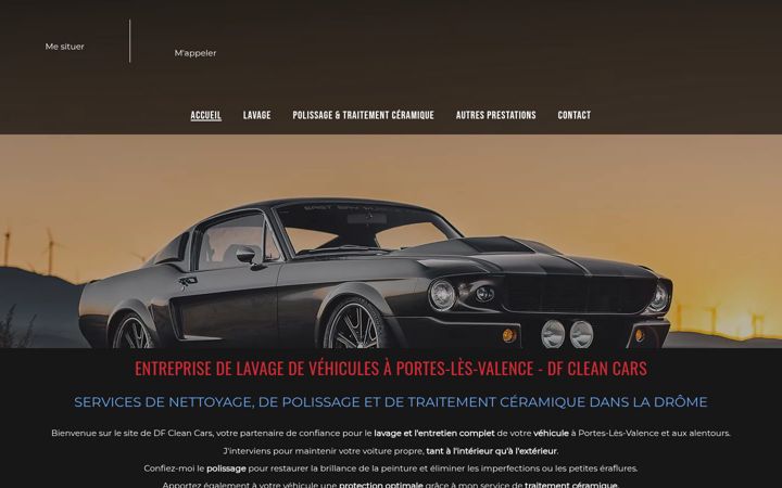 Screenshot of dfcleancars.fr