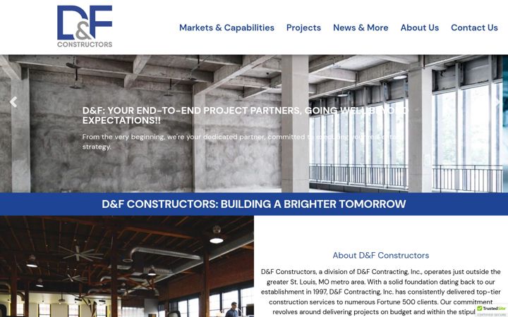 Screenshot of dfconstructors.com