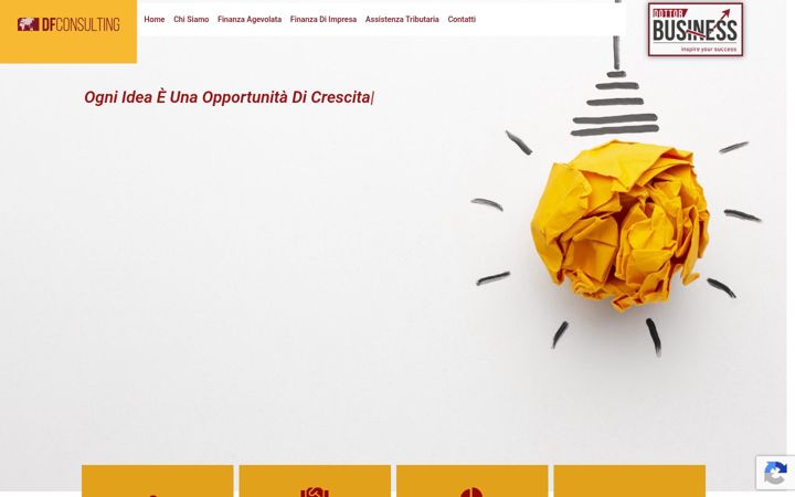 Screenshot of dfconsultingsrl.com