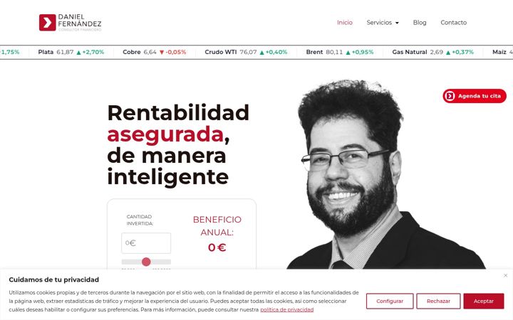 Screenshot of dfconsultoresfinancieros.com
