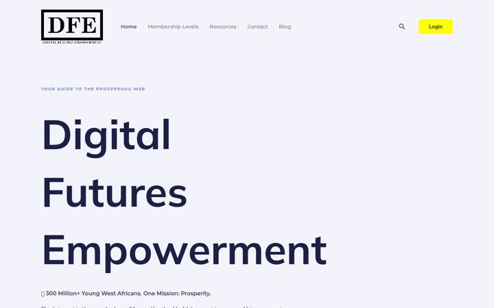 Screenshot of dfeonline.org