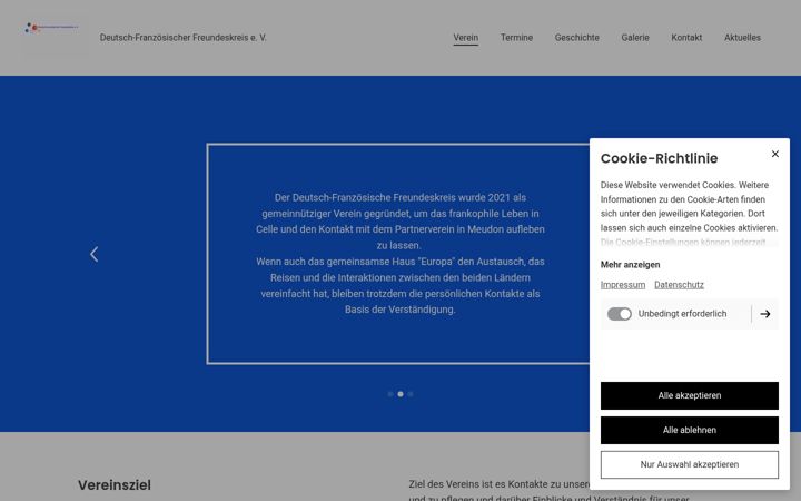 Screenshot of dffcelle.de