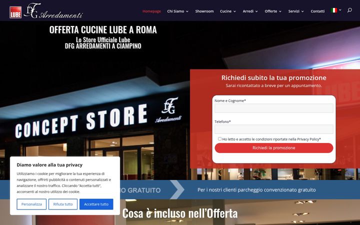 Screenshot di dfgarredamenti.it