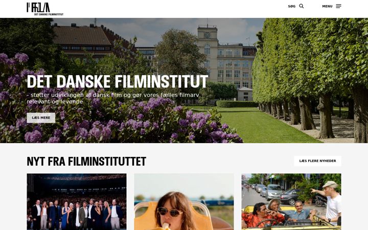 Screenshot of dfi.dk