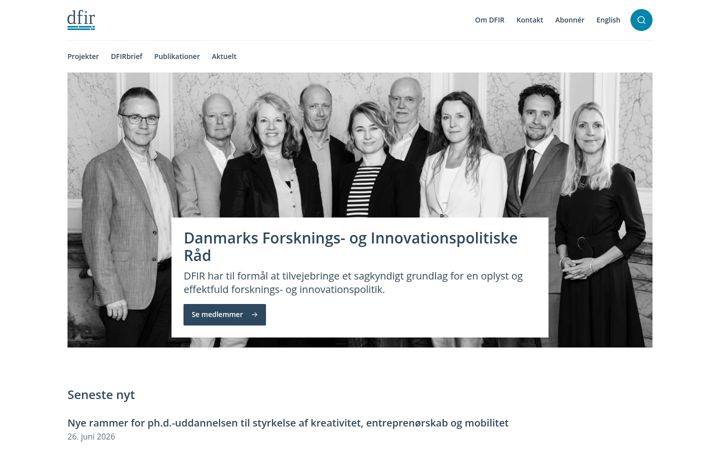 Screenshot van dfir.dk