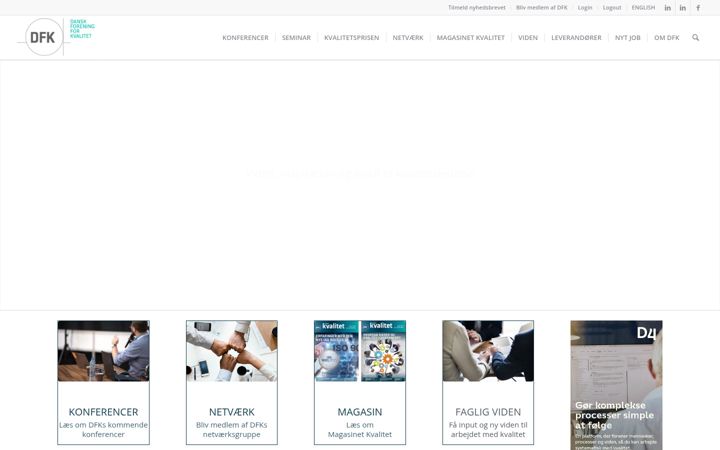 Screenshot van dfk.dk