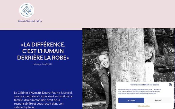 Screenshot of dfl-avocats.fr