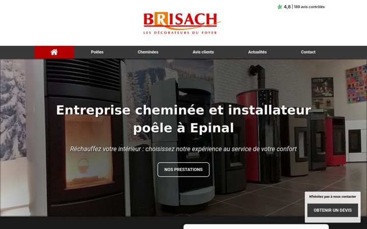 Screenshot of dflammes-epinal.fr
