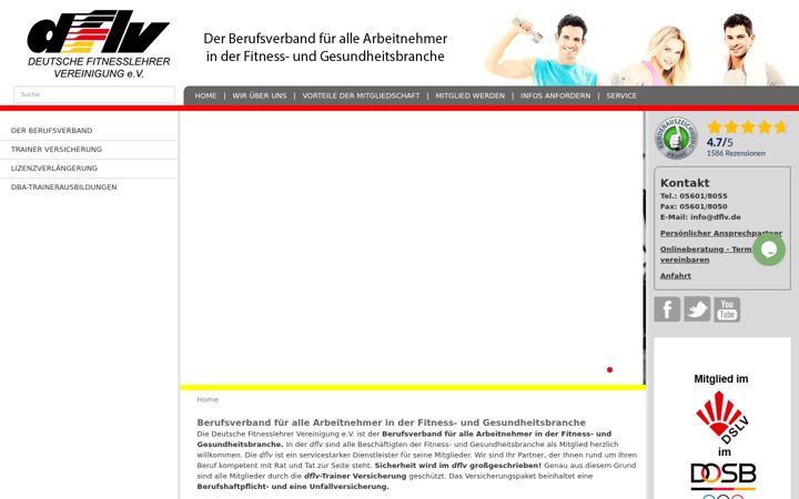 Screenshot ta' dflv.de
