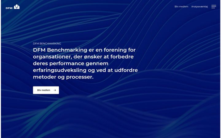 Screenshot of dfm-benchmarking.dk