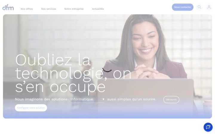 Screenshot of dfm.fr