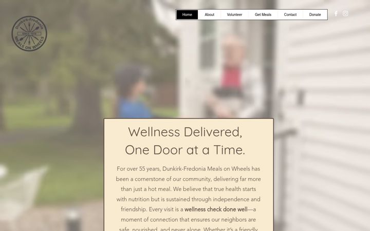 Screenshot of dfmealsonwheels.org