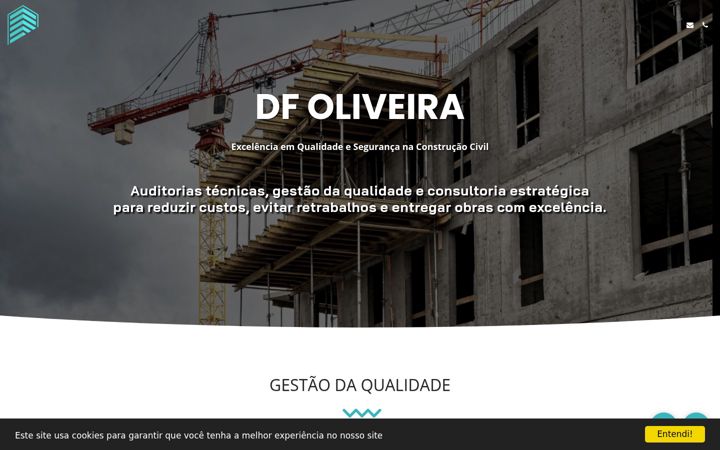 Skærmbillede af dfoliveira.com.br
